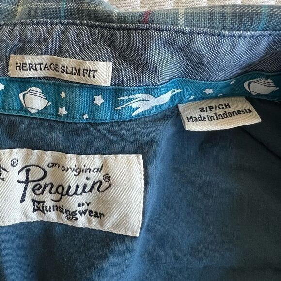Original Penguin Plaid Short Sleeve Button Down - Picture 6 of 7